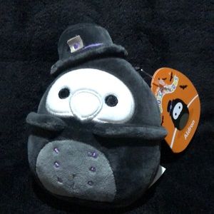 New Aldron the Plague Doctor Halloween Squishmallow Clip 4.5”